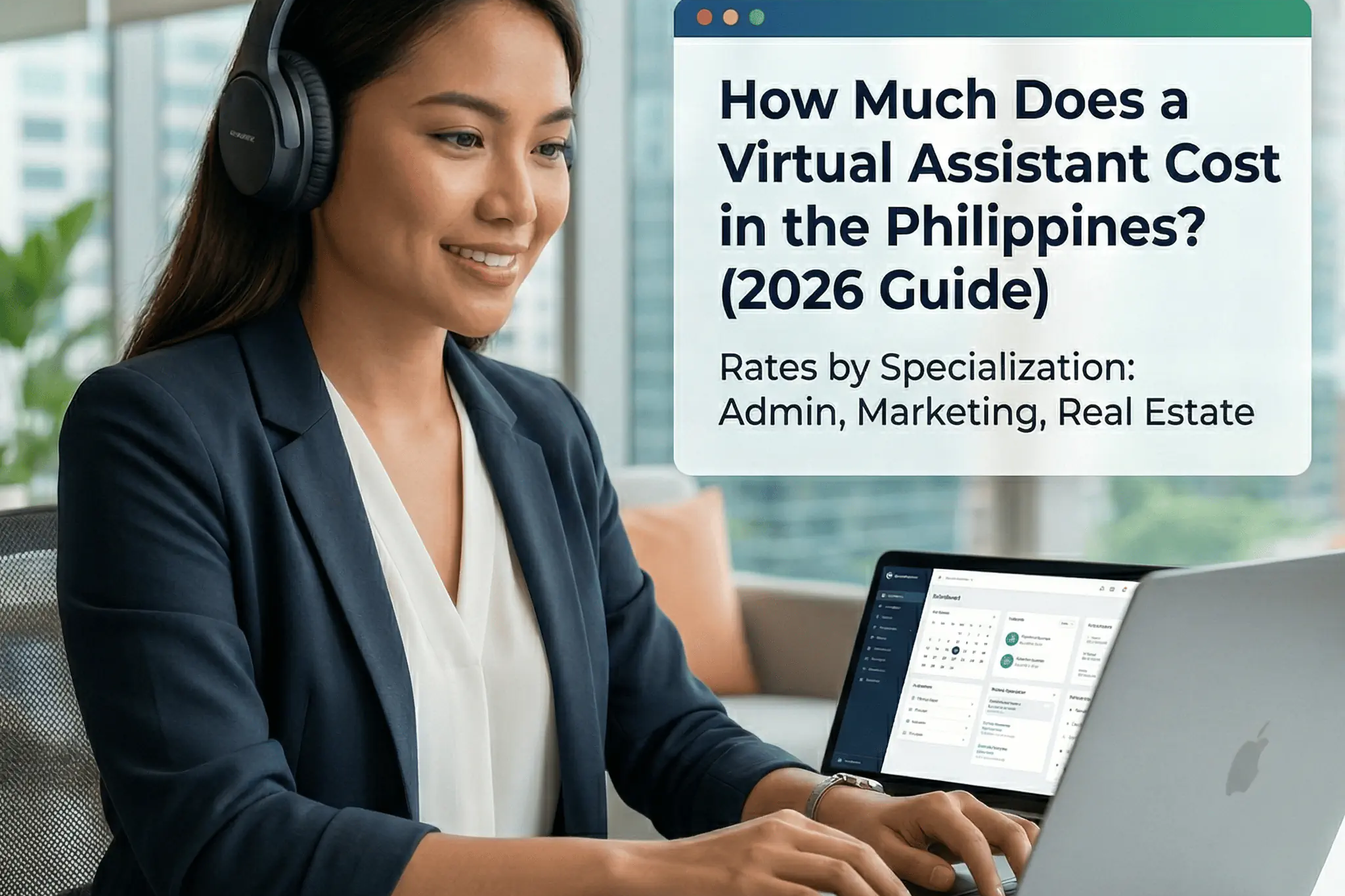 how much does a virtual assistant cost in the philippines