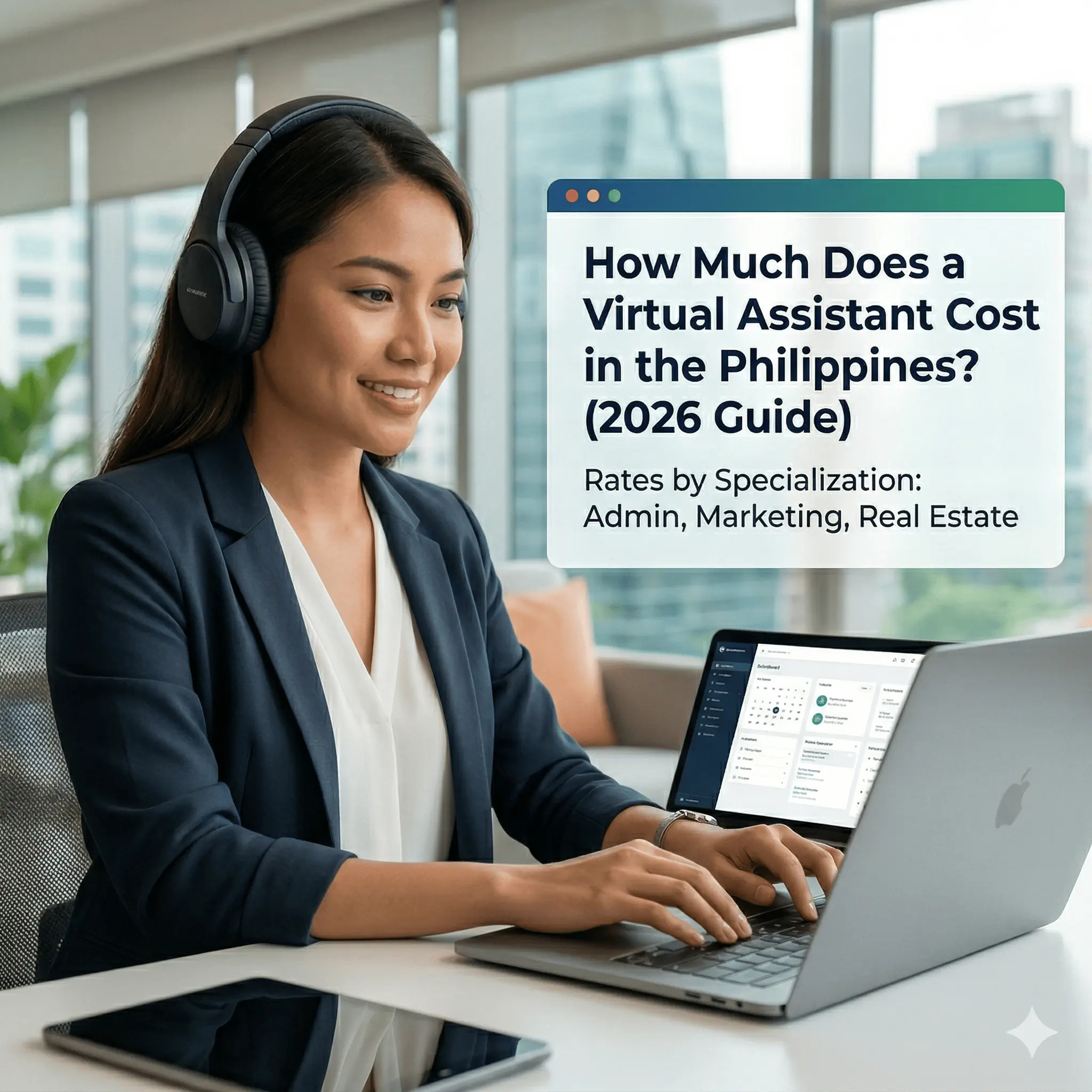 how much does a virtual assistant cost in the philippines